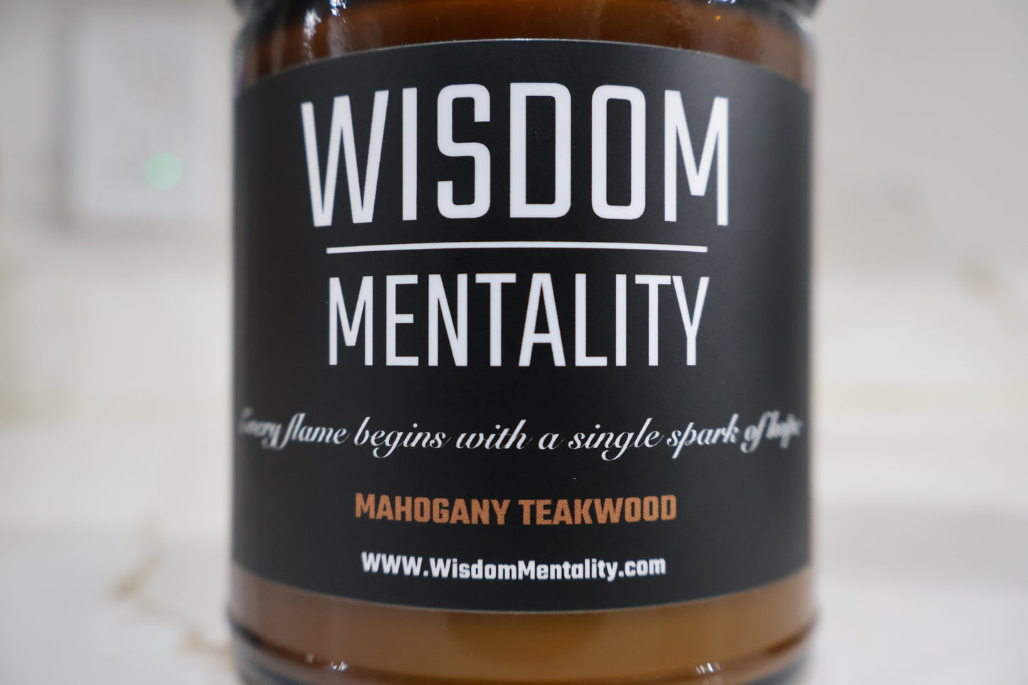 Spark of Hope - Mahogany Teakwood Candle 9oz