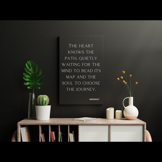Heart's Path - Canvas Art